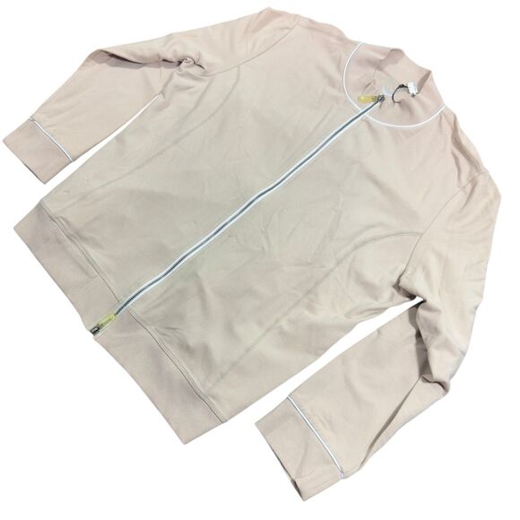 Zenergy by Chico's Jacket Women's XL Beige Long Sleeve Full Zip Outdoor Stretch - Picture 2 of 5